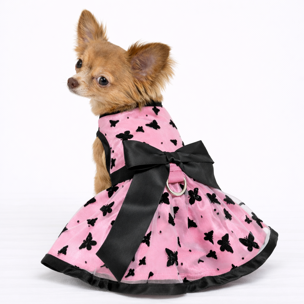 Pink Pixie – Dog Dress with Matching Leash