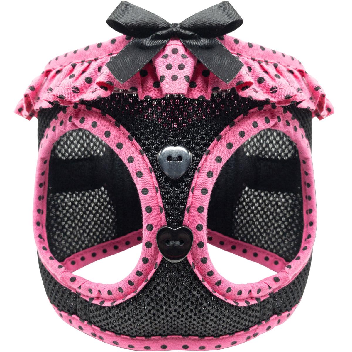 Polka Dot No-Choke Dog Harness (9 Color Options)