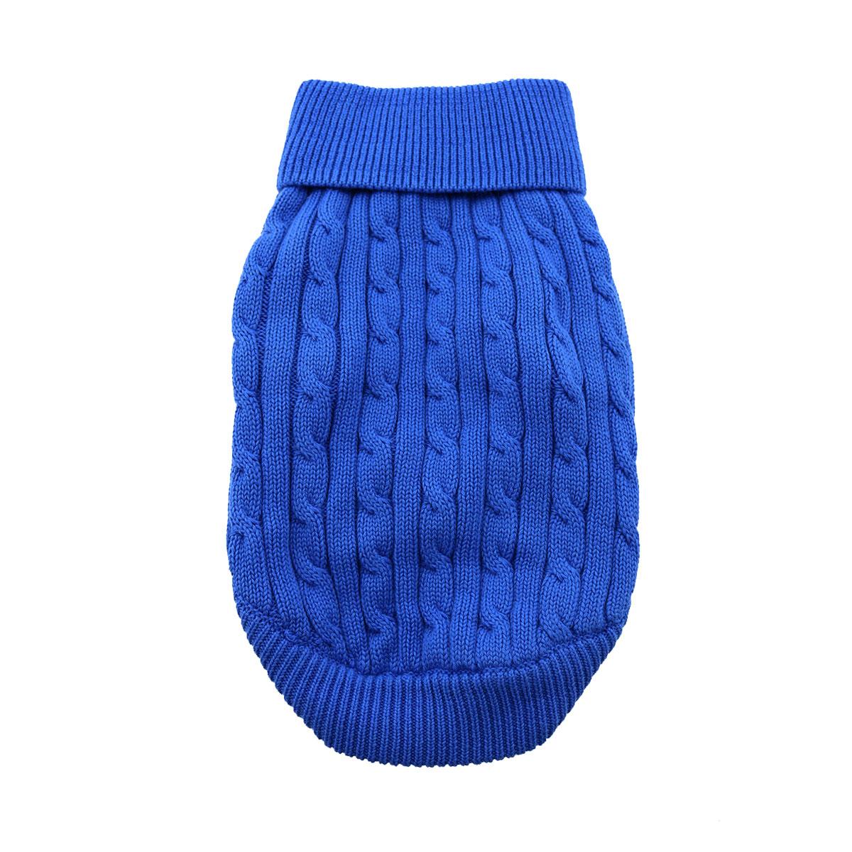Combed Cotton Knit Dog Sweater (6 Color Options)