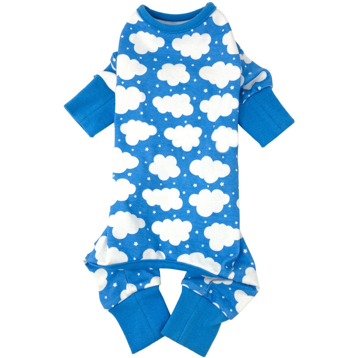 Blue Cloud Dog Pajamas