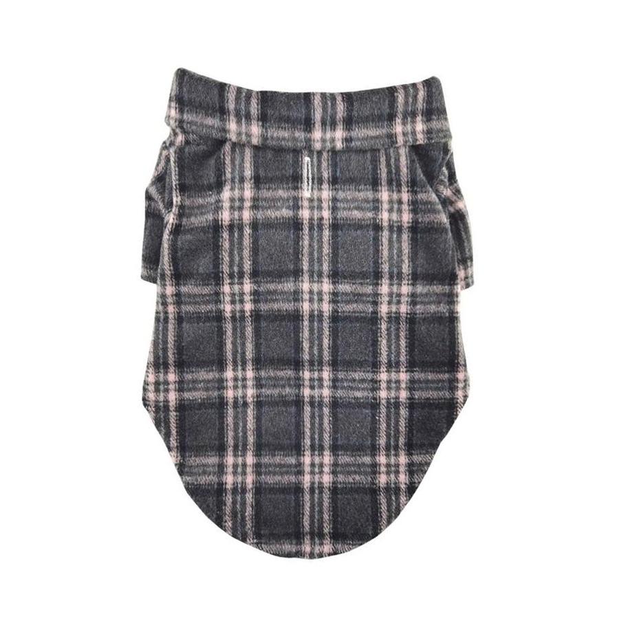 Plaid Dog Flannel Shirt (4 Color Options)