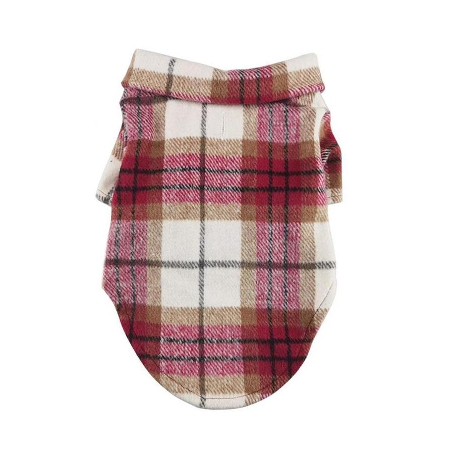 Plaid Dog Flannel Shirt (4 Color Options)