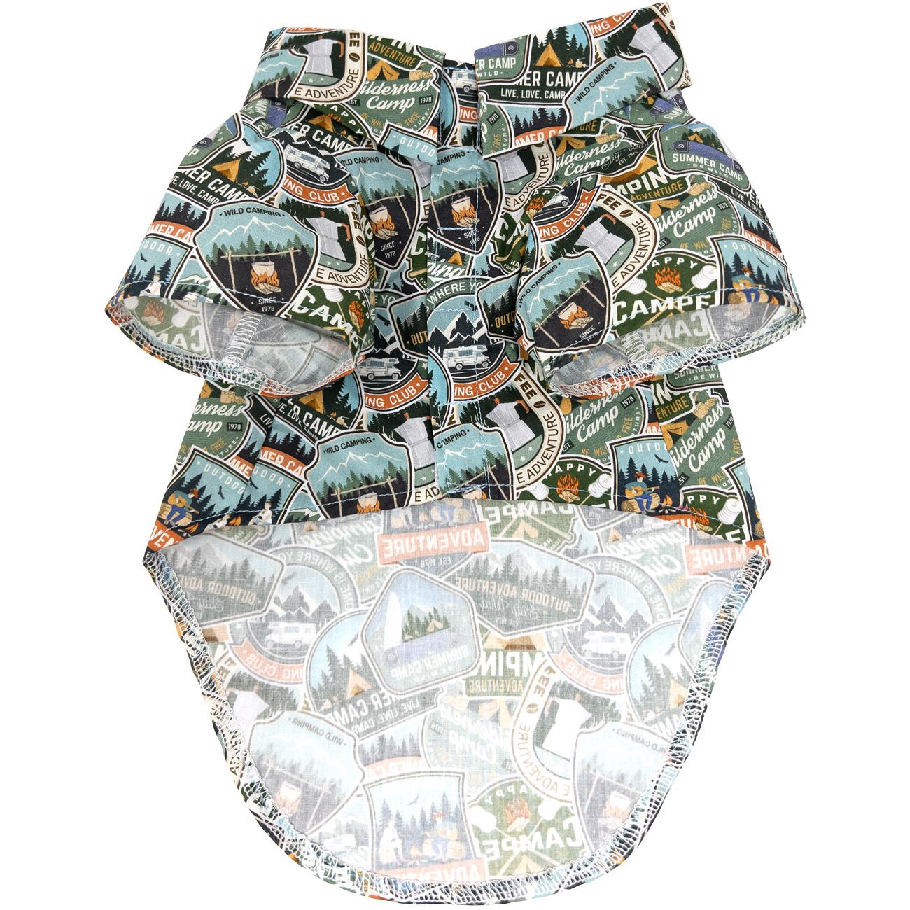 Camping Adventure Tropical Dog Shirt