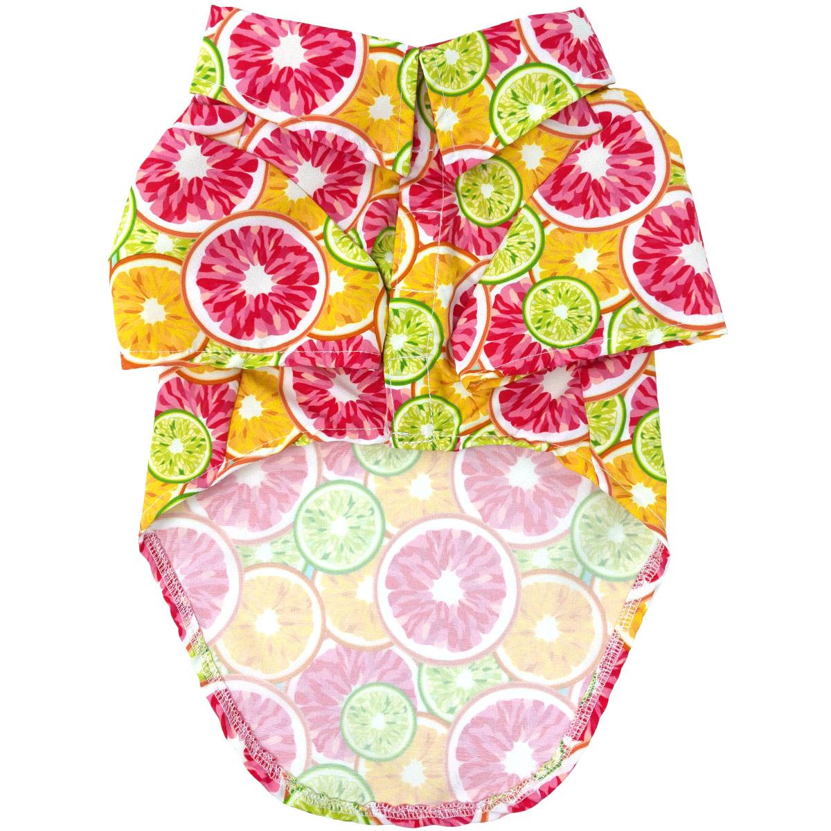 Citrus Slice Tropical Dog Shirt