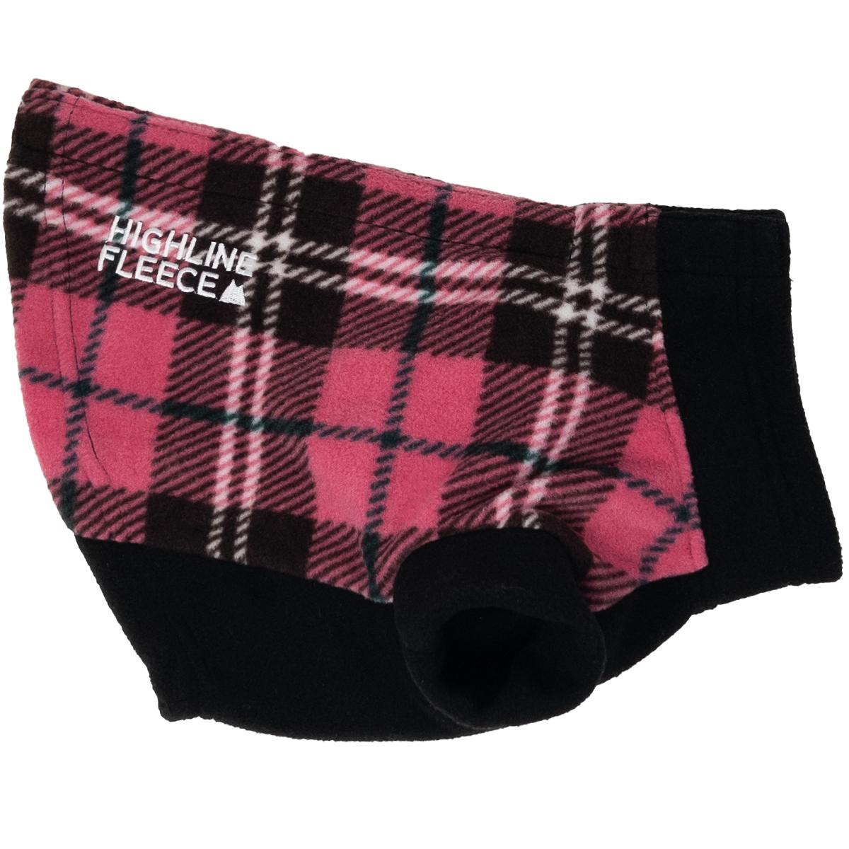Plaid Step-In Fleece Dog Coat (3 Color Options)