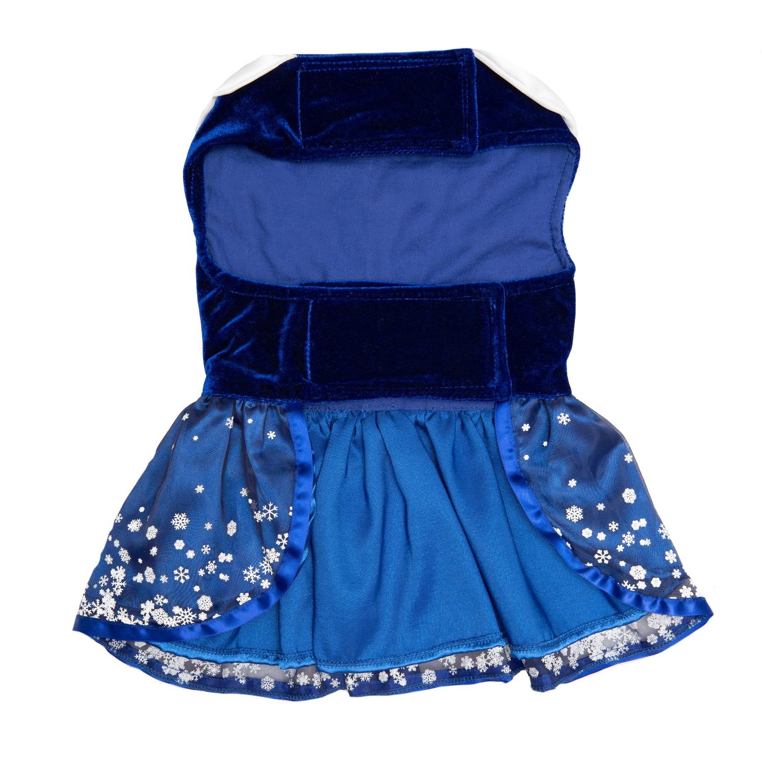Snowflake Holiday Dog Harness Dress