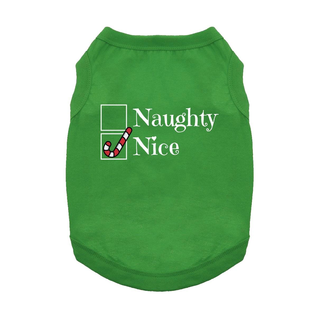 Nice List Dog Shirt