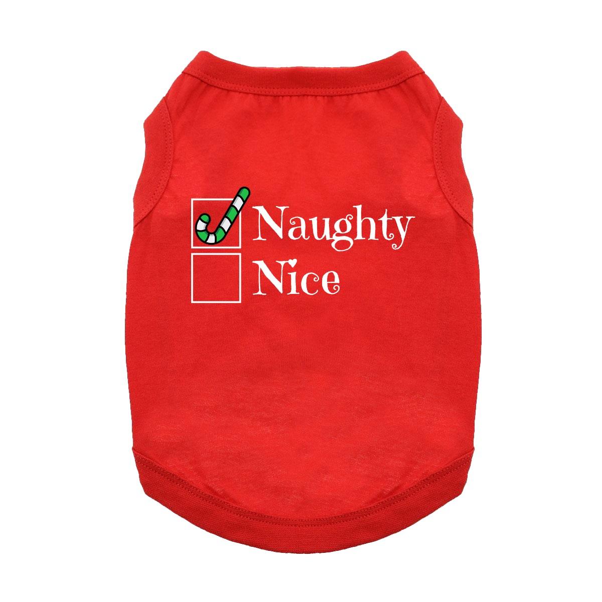 Naughty List Dog Shirt