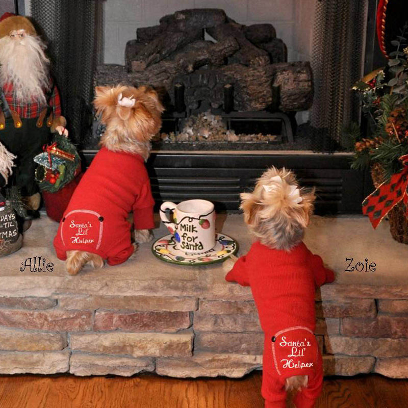 Red Santa’s Lil’ Helper Dog Pajama