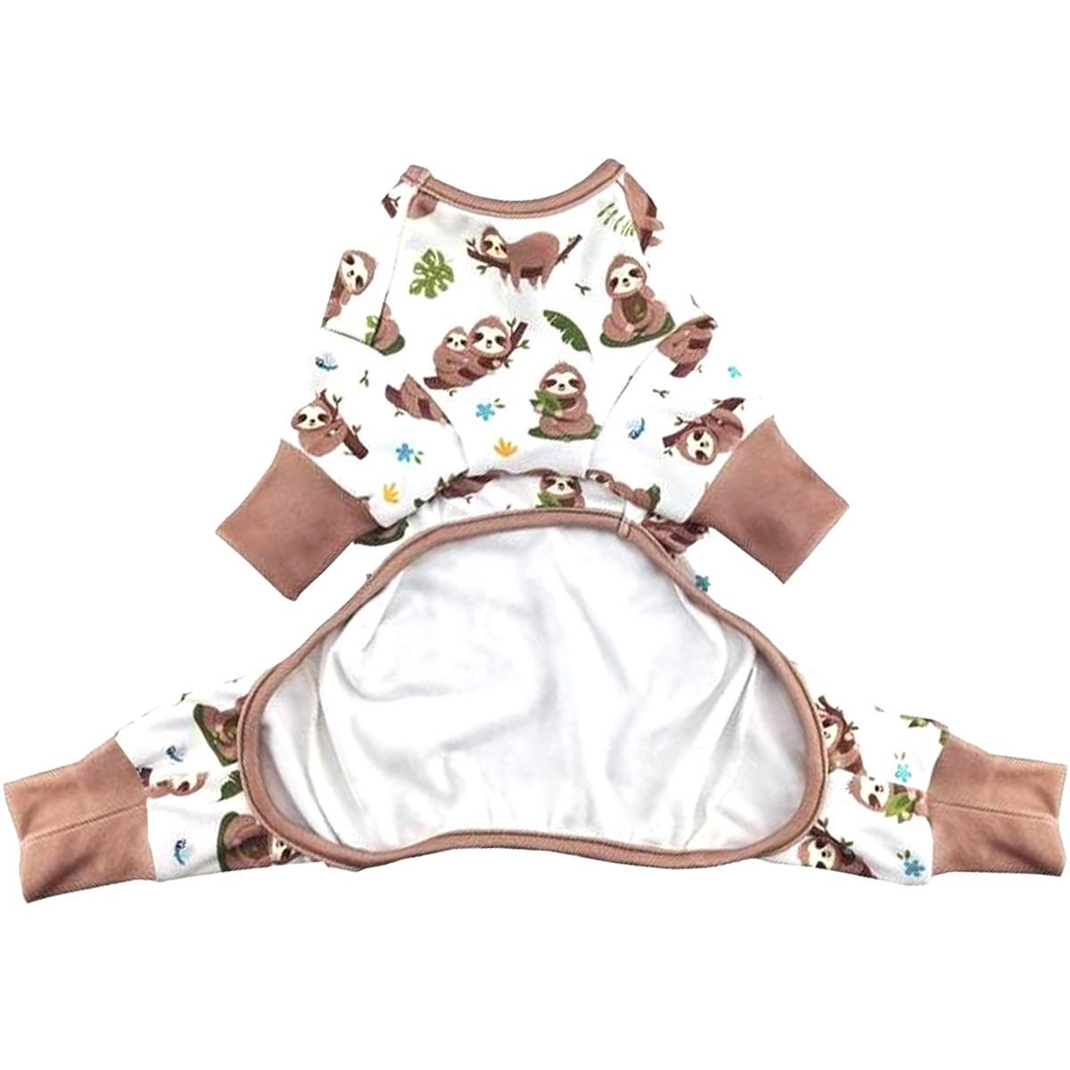 Soft Sloths Dog Pajamas