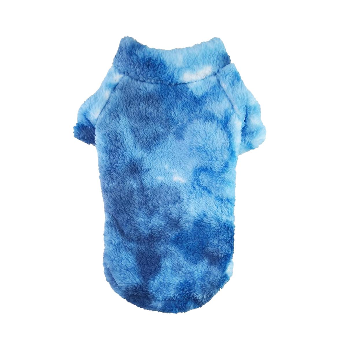Cozy Tie-Dye Soft Plush Dog Pullover (2 Color Options)