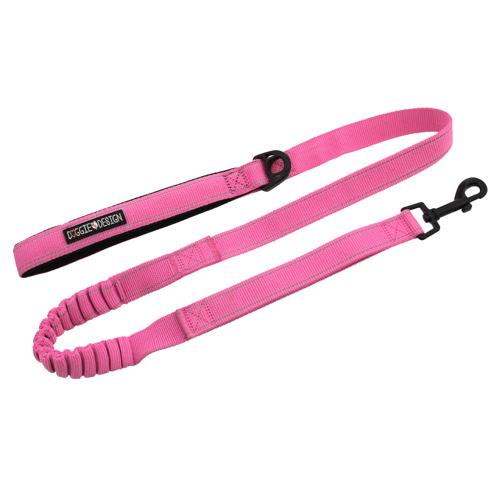 Candy Pink Soft Pull Traffic Dog Leash