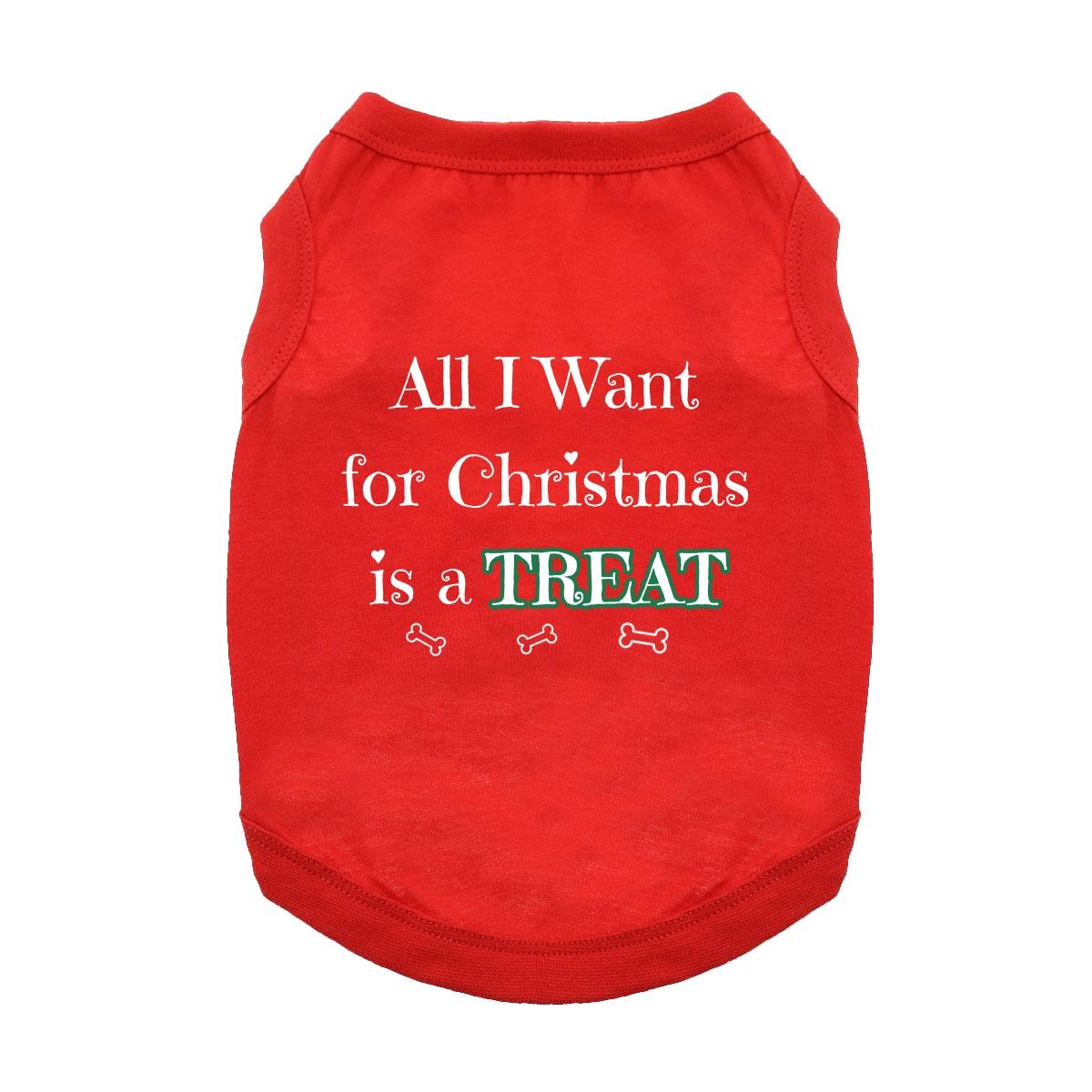 All I Want For Christmas Dog Shirt